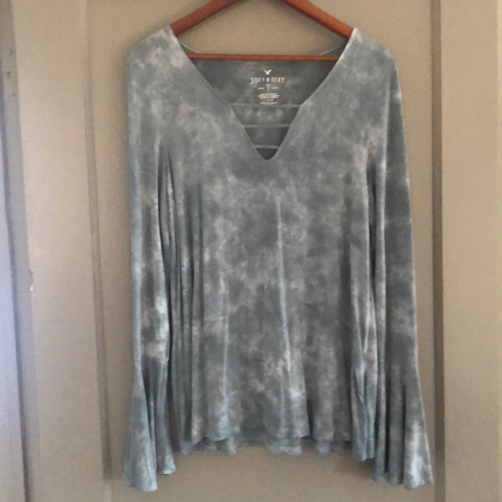 Mint green tunic